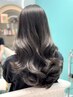 【韓国hair】カット＋韓国風コテ巻きパーマ＋トリートメント￥29,000→￥23,200