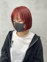 ヘアサロン ドット トウキョウ カラー 町田店(hair salon dot. tokyo color) 斜めバング/グレージュカラー/デザインカラー/シルキーベージュ