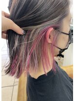 グラスペディア(graspedia) インナーカラーホワイトベージュ、ピンクm