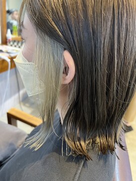 ラ メール ヘア デザイン(La mer HAIR DESIGN) インナーカラー/ベージュ