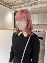 カフ(CAF)&nbsp;CAF FUKO シアーピンク/暖色系カラー/ハイトーン/大阪/心斎橋