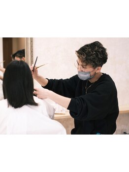 一人のスタイリストが仕上げまで担当★あなたの髪質を見極め、あなたに合ったスタイルをご提案します♪