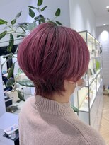 ステア ケース(stair case)&nbsp;ピンクショートボブ