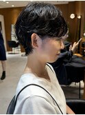 ショートパーマ/ショートカット/ショートボブ/ニュアンスパーマ