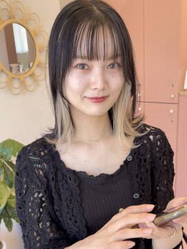 ミテ ナゴヤ(mite nagoya) インナーカラー / ホワイトブロンド