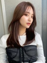 ロンドネートゥル 新潟(Lond naitre)&nbsp;顔周りのレイヤーミディアムスタイル　（新潟/万代）