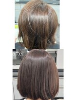 ナチュル&nbsp;【施術例】オーガニックカラーコース