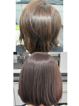 ナチュル 【施術例】オーガニックカラーコース