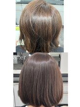 ナチュル 黄色味を抑えたアッシュブラウン◎