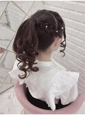 編み込みポニーテール＊まゆ