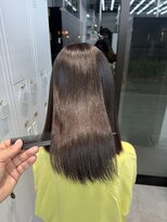 ビューブルー 亀戸錦糸町(VIEW BLUE)&nbsp;美髪カールシアーカラーピンクブラウンエアリーロングセミディ