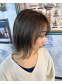 育てるカラー×グレージュ♪