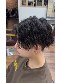 メンズ　ツイストスパイラルパーマ