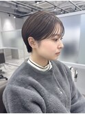丸みショートくびれショートシースルーバング