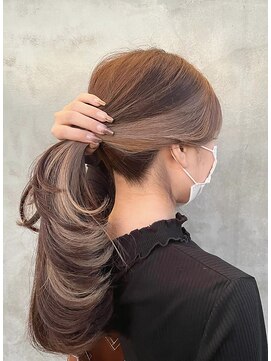 グランデュール 焼津店(GRANDEUR) レイヤーカット×イヤリングカラー