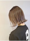 20代30代大人可愛い透明感バレイヤージュケアブリーチ小顔