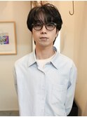 薬院 ベージュカラー ブラウンカラー センターパート