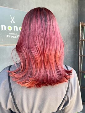 ナナ バイ ピケ(nana by pique) チェリーレッド