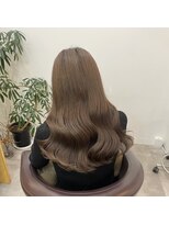 ラフ 原宿(L.a.a.g.f harajuku)&nbsp;ソフトウェーブ 韓国風巻き マロンベージュ＠原宿