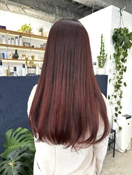 イースエモーション(ease et motion) 【天神.大名.今泉】顔まわりを明るくオレンジレッド