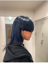 エイト ホワイト 札幌駅前店(EIGHT white)&nbsp;Blue × Black umbrella