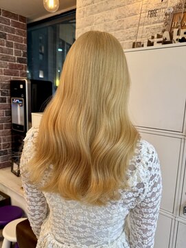 ヘアー アレス(hair ales) ブロンドカラー/抜きっぱなしカラー/ミルクティー/