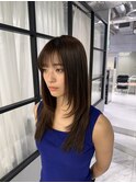 縮毛矯正+レイヤースタイル