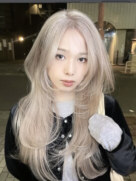 ラキング ギンザ トウキョウ(LAKING GINZA) くびれヘア/アプリコットオレンジ/夏/ハイライトカラー[銀座駅]