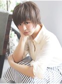 大人ガーリー◎ショートボブくびれヘア◎くすみベージュマッシュ