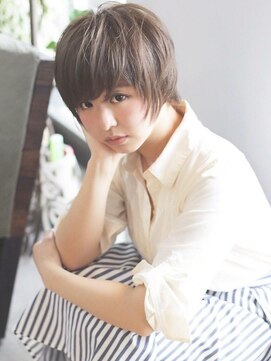 コンティロミー(CONTI ROMMY.) 大人ガーリー◎ショートボブくびれヘア◎くすみベージュマッシュ