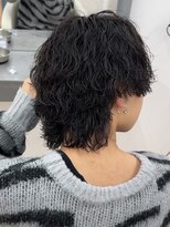 ビカム 名駅(become) 【波巻きウルフ】スパイラルセンターパートコンマバングウルフ