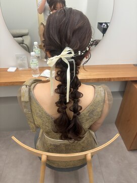 ウブ(ubu) ツイン編みおろし♪お呼ばれ/オケージョン/前撮り/ブライダル