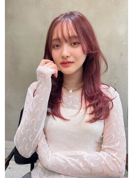 エース (ACE) ACE横浜  ワインレッドカラー×レイヤースタイル