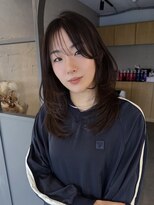 エトワ 中央店(etoi)&nbsp;大分レイヤーカットミディアムスタイル