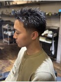 MEN’S HAIR/サーフカール/刈り上げセンターパート/瀬田