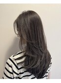 美髪シルエット×レイヤー