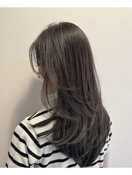 美髪シルエット×レイヤー