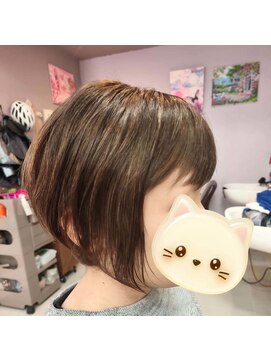 くせ毛をいかすボブ