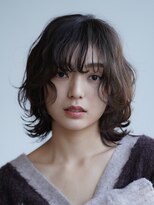 ワン 東戸塚(ONE004)&nbsp;オリーブベージュ/ウェットヘア /レイヤーカット/東戸塚