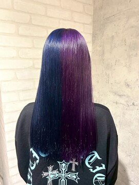 アフィナー(Afinar) 【横浜駅/横浜西口】 ネイビー×バイオレット