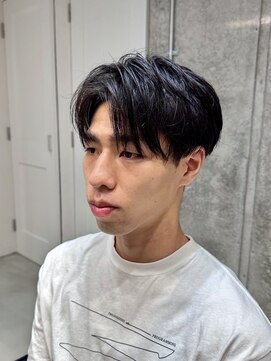 ファルベ(Farbe) フェザー/サーフカール/センターパート/波巻きツイスパ