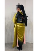 変わり帯　ブーツに合わせて