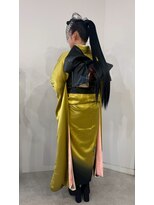 ミドル(MIDDLE)&nbsp;変わり帯　ブーツに合わせて