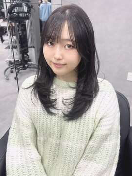 ジエクト カナウ(The Ect canow) ミディアムレイヤー／レイヤーカット／顔まわりカット