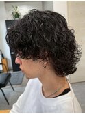 宇都宮メンズカットメンズパーマ波巻きスパイラルパーマツイスパ