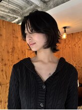 ネイビー(nvy) layer bob