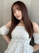 ロンド ロワール 門前仲町(Lond Loire) レイヤー/チョコレートブラウン/顔まわりレイヤー/門前仲町
