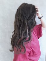 ムウ 難波(MOU)&nbsp;ハッシュカットフルバング似合わせカットレッドブラウン20代30代