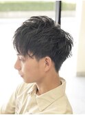 メンズ/涼しげ爽やかショートレイヤー/大人男性のモテスタイル