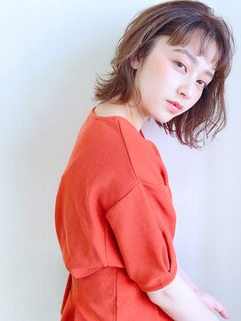 ラ ブレス 大阪梅田(LaBless) ニュアンス切りっぱなしボブ (梅田)